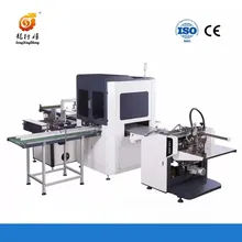 Machine de collage avancée pour l'assemblage de boîtes rigides