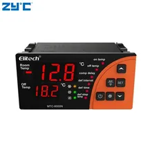 Elitech Digitaler Temperaturregler mit präziser Temperaturkontrolle, Alarm und Fernüberwachung für Kühlräume und Kühlsysteme