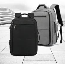Sac à dos d'affaires rechargeable multifonctionnel grande capacité pour étudiants sac d'ordinateur personnalisé avec logo