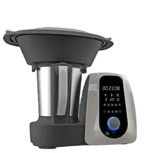 Robô de Cozinha Inteligente com Tela LED Processador de Alimentos Multifuncional