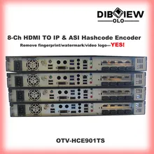 Dibviewolo RTMP/UDP/RTP 8 In1 HDMI إلى آسي Hashcode إزالة Encoder مع إزالة رمز الصوت لـ IPTV HD لبث الفيديو المباشر