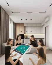 다중 터치 포인트 안드로이드 리눅스 윈도우 운영 체제 55inch X자형 인터랙티브 레스토랑 테이블