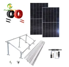 Sistema Solar Off-Grid 20kw Sistema Híbrido de Solar e Vento para Telhado