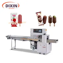 Automatische Horizontale Wikkelstroom Stick Pop Verpakkingsmachine IJs Verpakkingsmachine