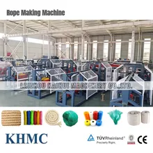 โรงงานจีน 3/4 เครื่องทำเชือก HDPE แบบเกลียว 3-20mm เครื่องเกลียวเชือก
