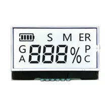 7-Segment Reflectie Tn LCD Scherm Amperemeter Industriële Besturingssysteem Weergave Module