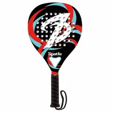 Raqueta de pádel personalizada con logo en forma de lágrima de diamante, forma redonda, raqueta de tenis de carbono Ud
