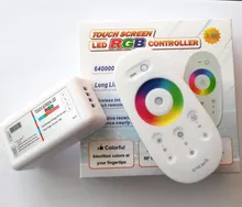 regolatore di telecomando LED dello schermo di tocco di 2.4G rf RGB per illuminazione del modulo LED del LED
