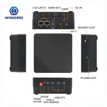 Máy tính Mini PC AMD R5 R7 Thiết kế chơi game hiệu suất cao Tất cả trong một PC DDR5 HDMI Type-C USB Dp 4K Màn hình WiFi6 Dual LAN Máy tính mini thông minh nhỏ gọn