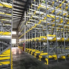 4D ชั้นวางแบบชัตเทิลที่มีความหนาแน่นสูงสำหรับการจัดเก็บในคลังสินค้าเย็น