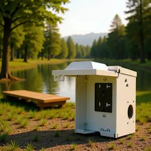 Boîte de distribution électrique extérieure avec interrupteur et prise, boîte de jonction étanche pour camping-car