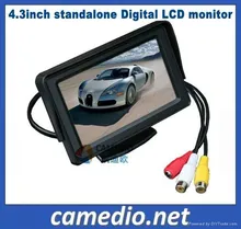 Gute Qualitäts-Auto-Monitor 4.3" Bildschirm für Rückansicht Rückfahrkamera TFT LCD Anzeige