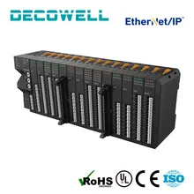Módulo de E/S EtherNet/IP de control PLC, 16DI 16DO Sistema remoto distribuido PNP/NPN