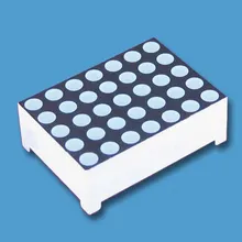 0.7 Pantalla de matriz de puntos de pulgadas, cátodo de columna, diseño apilable