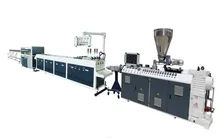 Línea de Extrusión Plástica Automática/Línea de Producción de Perfiles de PVC/Máquina para Fabricar Tubos de PVC