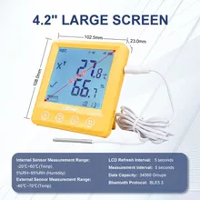 Hoge Nauwkeurigheid Digitale Thermometer Vochtigheidsmeter Thermometer Multifunctionele Vochtigheidsmeter Temperatuur Vochtigheid Gegevenslogger