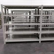 Ripiano e Racks in Acciaio Regolabili Protezione dalla Corrosione Scaffale per Magazzino a Media Capacità