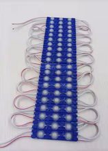 Modul Injeksi LED Modul LED DC12V 3 Chip Cahaya Luar Ruangan Supercerah Merah Biru Hijau untuk Tanda Huruf Iklan Tanda Modul LED untuk Tanda Kotak Cahaya