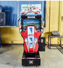 32 เครื่องเล่นเกมแข่งรถจำลองแบบหยอดเหรียญ ขนาด LCD นิ้ว