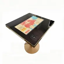 Table tactile étanche de 21,5 pouces, table multi-interface, table de salle à manger interactive, table basse intelligente pour enfants