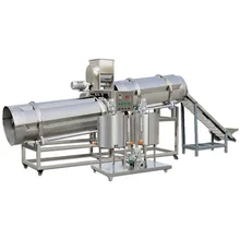 Linha de Processamento de Snacks Extrudados, Máquina de Puffing de Milho e Arroz para Snacks Puff