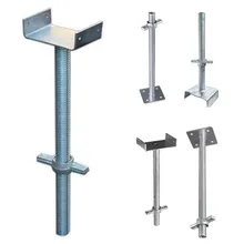 Base de cabeza en U para sistema de soporte de encofrado