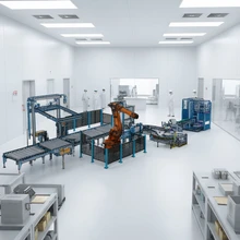 Máquina Compacta de Embalagem Inteligente com Sistema de Alimentação por Gravidade