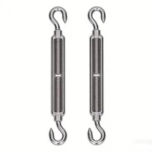 304 RVS Spanner Open Lichaam Haak voor Kabelreling Draad Rope Hardware Kit