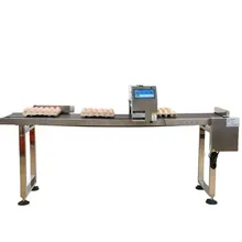 Automatische Eieren Traceerbaarheid Inkjet Printer met Datumcode Logo Druk Systeem