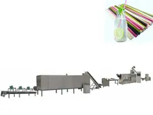 Máquina automática de fabricación de pajitas de arroz biodegradables y ecológicas