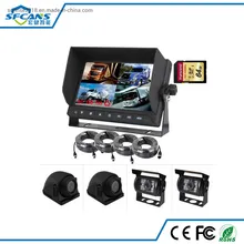 Monitor Touch Screen per Retrovisore Digitale con 4PCS Telecamera di Retromarcia