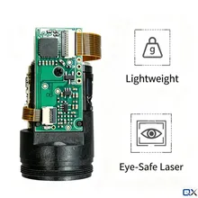 Qixin admite el desarrollo secundario de interfaz UART TTL para medidor de distancia, módulo sensor de telémetro láser para UAV, módulo láser de medición, sensor de distancia