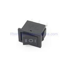 Mejor Vendedor Interruptor Rocker Interruptor de Poder Kcd1 Interruptor Rocker 1p3t 3-Position Interruptor Rocker Negro