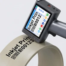 25.4mm 휴대용 잉크젯 프린터 로고 패턴 텍스트/QR 코드 바코드 코딩
