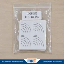 Tag de Chip de Tinta RFID Compatível IC-2bk106 para Impressora de Codificação por Jato de Tinta Contínuo da Série Ax da Domino