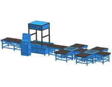Macchina di smistamento pesante integrata nel sistema logistico