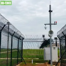 レーダー、カメラ、電気フェンス警報システム、自動ゲート、鋭いバーブワイヤー、金属フェンスおよびその他のワンストップ周辺保護セキュリティシステムを備えています。
