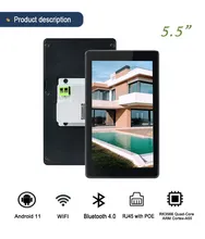 5.5 Inwall Halterung für Smart Display Rk3566 Quad-Core All-in-One IPS Bildschirm Smart Home Steuerungspanel