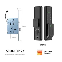 Cerradura de puerta totalmente automática habilitada para inteligencia artificial - Cerradura biométrica de huellas dactilares sin llave - Sistema de seguridad inteligente Cerradura de puerta totalmente automática habilitada para inteligencia artificial - Cerradura biométrica de huellas dactilares sin llave - Sistema de seguridad inteligente