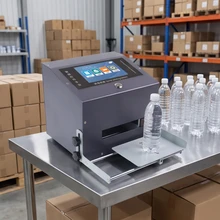 Impresora de inyección de tinta de sobremesa para máquina de codificación de fechas, códigos QR y números de lote en botellas Impresora de inyección de tinta de sobremesa para máquina de codificación de fechas, códigos QR y números de lote en botellas