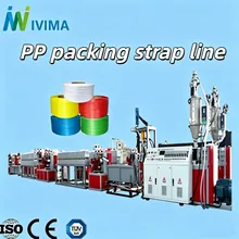 Macchina per la linea di imballaggio in PP con sistema di avvolgimento automatico