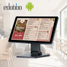 ED1564 إيدوبو أندرويد نقطة بيع رولو س نظام إدارة المخزون ماسح باركود آلة تسجيل النقد POS