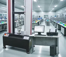Macchina di prova universale per materiali computerizzata analisi della resistenza allo strappo dei tessuti tester controllato da computer
