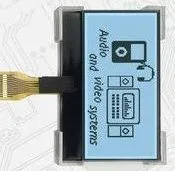 Màn hình LCD của phân đoạn ký tự đơn sắc Mô-đun đồ họa nhạc cụ nhỏ với Mô đun điều khiển