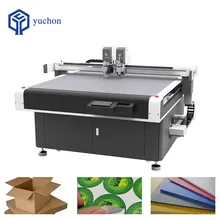 Karton Örnek Kesim Makinesi Dalgıç Kutusu Kesim Plotter Makinesi