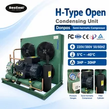 Bescool 2-10HP R404A Automatische Fernbedienung Gemüse Obst Konservierung Kondensationseinheit