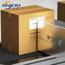 W72 Breites Format Online-Tintenstrahldruckmaschine Hochgeschwindigkeitskartonbox Textmuster Drucker