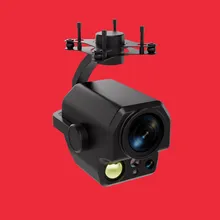 1/3 Polegada 650tvl Sistema de Gimbal Multi Sensor de Reconhecimento e Rastreamento Autônomo