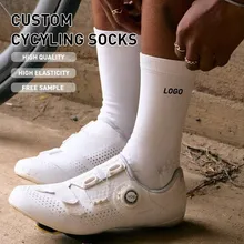 Calcetines de Ciclismo Personalizados - Compresión Graduada con Punta Sin Costuras para Resistencia