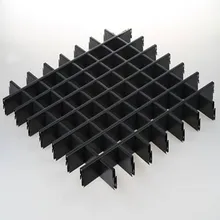 Maßgeschneidertes Farboffenes Zellensystem aus Aluminium für dekorative Metallabhängedecken